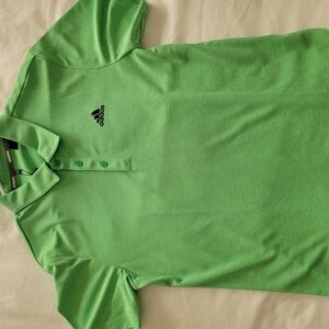 Adidas Men's Green Golf Polo Shirt